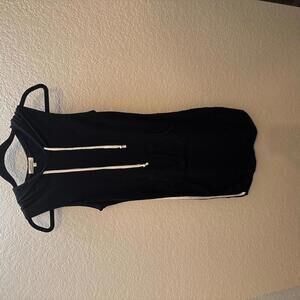 Women’s Heart & Hips Hooded Sleeveless Sweatshirt Dress Size Small